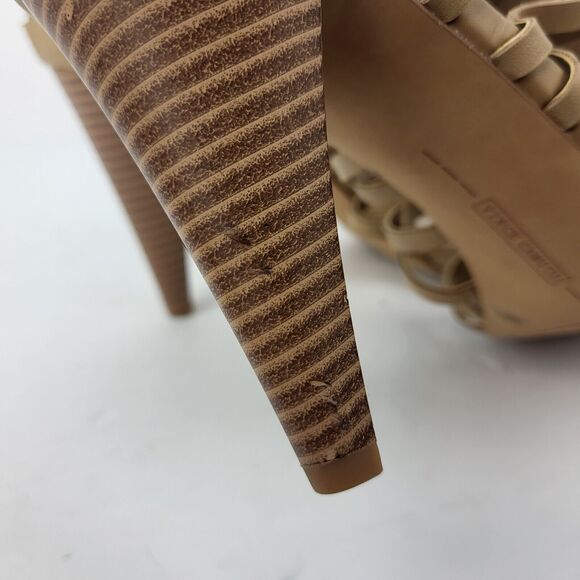 Vince Camuto Alaizah Braided Caged Womens Sandal Beige Size 10 US 42 EU No Box. - Picture 12 of 16